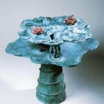 Water Lily Flowers 1990s bronze 72×72×68